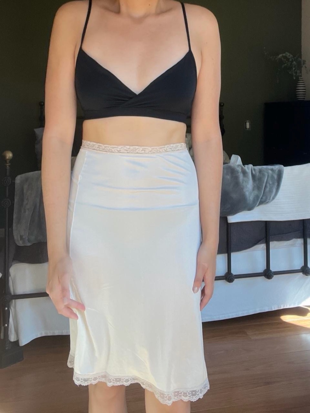 Old navy black bralette sports bra Amara top size M